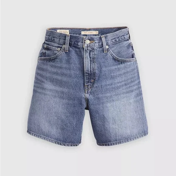 Levi's High-Waisted Jean Shorts - Picture 13 of 13